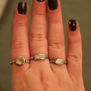 Silver Ring Set